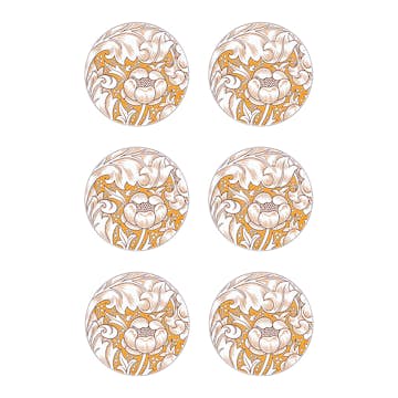 Glasunderlägg Åry Trays Bachelors Button