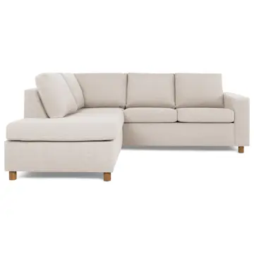 3-sitssoffa Basic Home Crazy L-formad Schäslong 227 cm