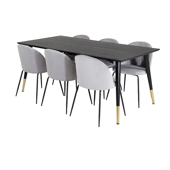 Matgrupp Venture Home Disa med 6 Wrigley Stolar