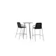 Matgrupp Venture Home Plaza Ø60 cm med 2 st Bella stolar