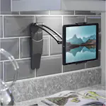 Tablet-hållare Desire2 2-i-1 XL Vägg och Bärbar upp till 12,9" Svart