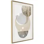 Poster Artgeist Affisch Beige Fusion