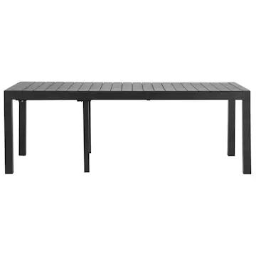 Aluminiumbord Outfit Förlängningsbart Trädgårdsbord 223/283/343x100 cm