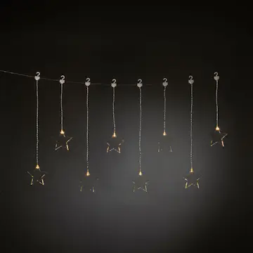 Istappsslinga Gnosjö Konstsmide Plexistjärnor