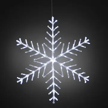 Dekorationsbelysning Gnosjö Konstsmide Snöflinga LED