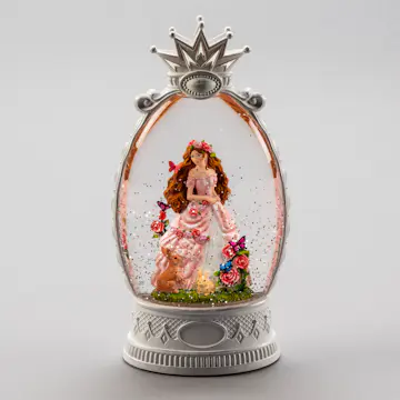 Snöglob Gnosjö Konstsmide Vattenfylld lykta Prinsessa LED