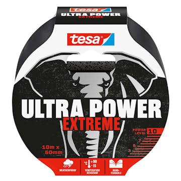 Reparationstejp Tesa 50 mm x 10 m Svart Extra