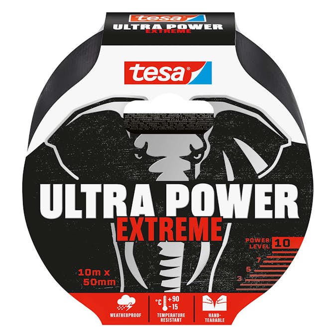 Reparationstejp Tesa 50 mm x 10 m Svart Extra