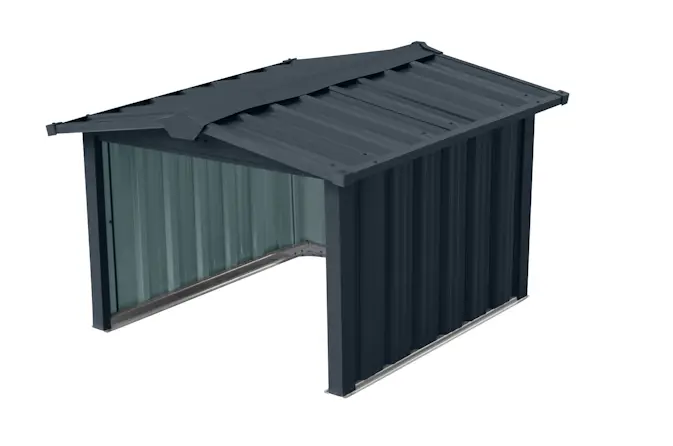 Hus Green Land Garage Till Robotgräsklippare M Svart