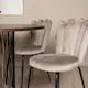 Matgrupp furniture/fashion Stone Ø120 cm med 4 Limhamn Light Stolar