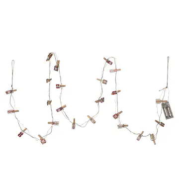 Ljusslinga Star Trading Clippy Advent LED Batteridriven