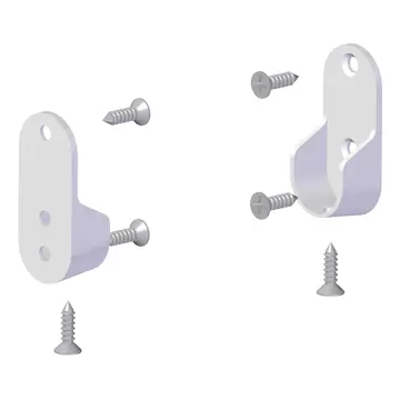 Klädstångsfäste Lundbergs Vägg Wide 2-Pack