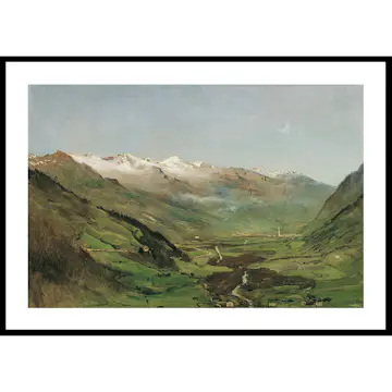 Poster Gallerix Das Gasteinertal I By Anton Romako