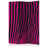 Rumsavdelare Skärmvägg Arkiio Zebra Pattern Violet 135x172 cm