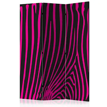 Rumsavdelare Skärmvägg Arkiio Zebra Pattern Violet 135x172 cm