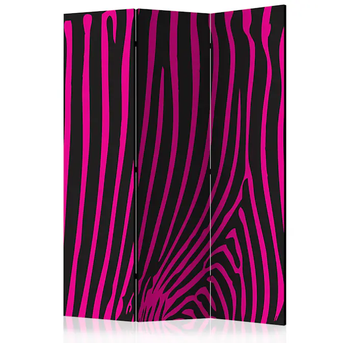 Rumsavdelare Skärmvägg Arkiio Zebra Pattern Violet 135x172 cm