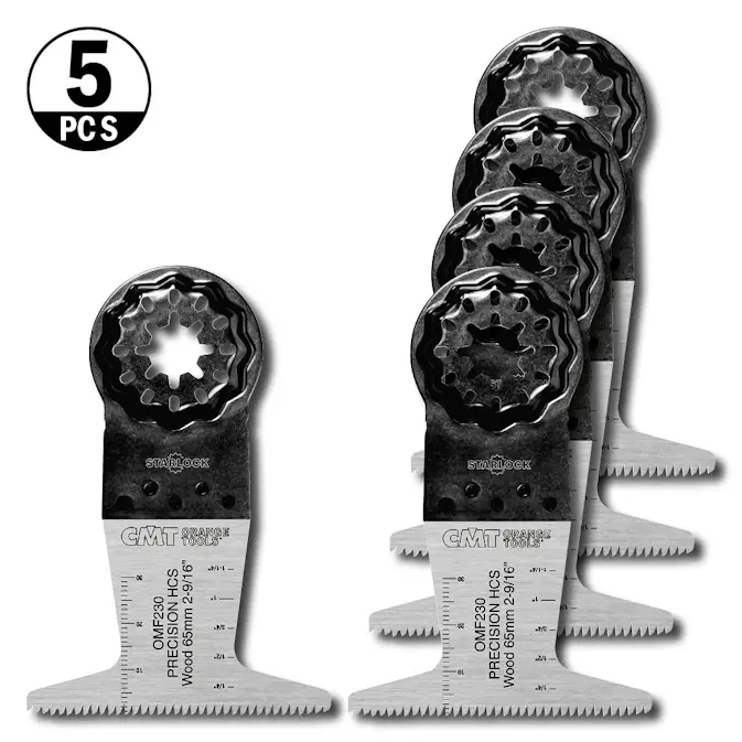 Starlock CMT Orange Tools 65x50mm BIM Trä 5 st OMF230-X5
