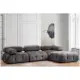 Soffa In Living Bengul 3-sits med Divan/Fotpall