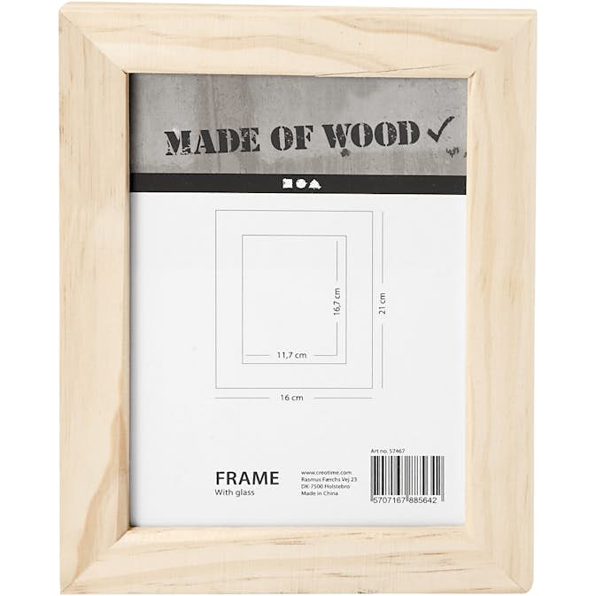 Ram Creativ Company med Glas, Stl 21x16 cm 1 St