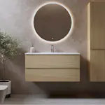 Tvättställsskåp Bathlife Eufori med Tvättställ och Spegel Skina