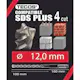 Skär Tecos SDS Plus 4-Skär