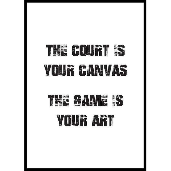 Poster Gallerix The Game Is Your Art