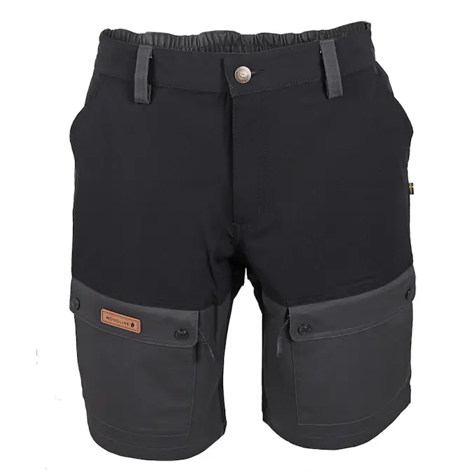 Shorts Woodline Boksund Svart/Grå