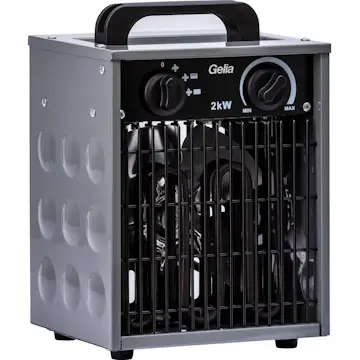 Värmefläkt Gelia Bygg 2 kW 230 V IP24 med bärhandtag