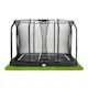 Studsmatta Salta Premium Ground inkl. säkerhetsnät 305x214 cm