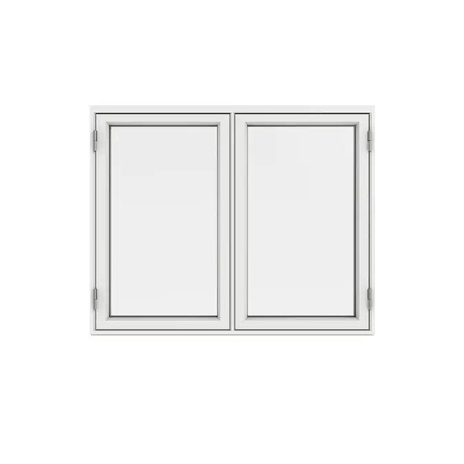 Sidohängt Fönster Outline 3-Glas Aluminium 2-Luft