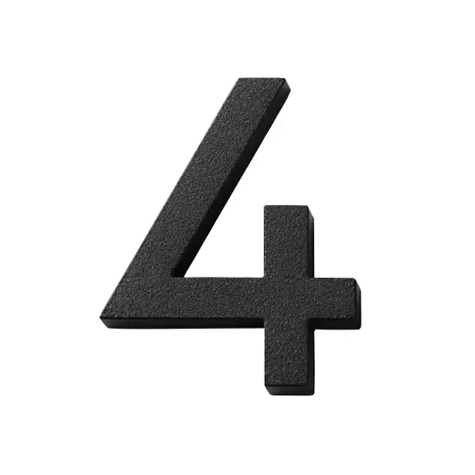 Husnummer Habo Selection Modern Små Svart