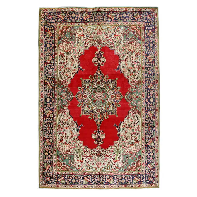 Persisk Matta Arkiio Tabriz Patina 198x300