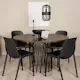 Matgrupp furniture/fashion Stone Rund med 4 Baltimore Stolar