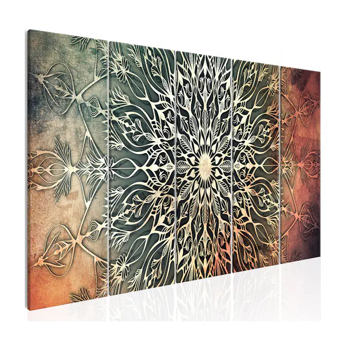 Tavla Arkiio Center Narrow Green 5 delar