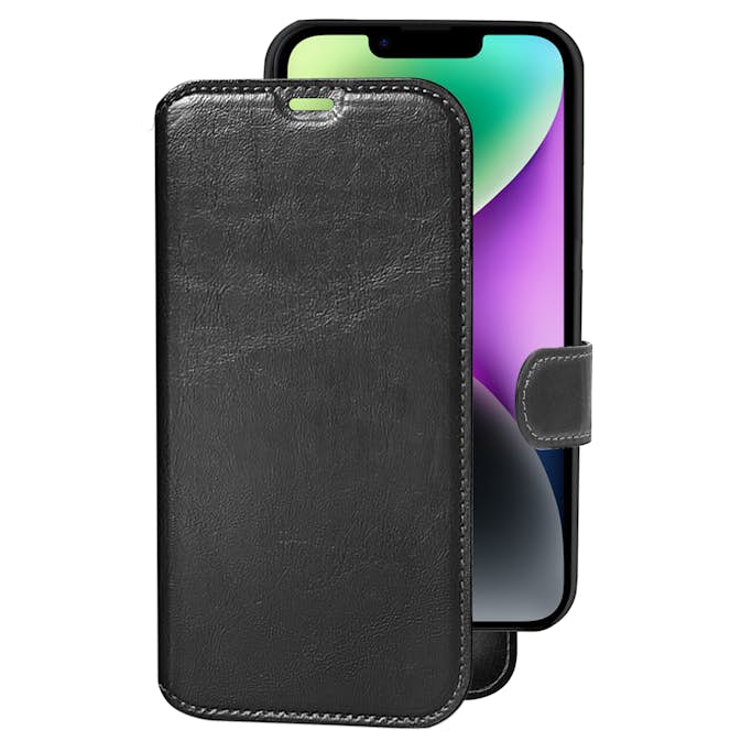 Mobilfodral Champion Slim Wallet iPhone 14 Plus Svart