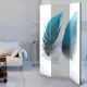 Rumsavdelare Skärmvägg Arkiio Blue Feathers 135x172 cm
