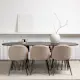 Matbord furniture/fashion Stone med 6 Velvet Stitches Stolar
