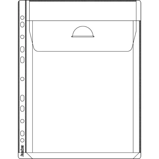 Bälgficka KEBA 25 mm Expanderbar med Klaff, 0,16 mm 5-p