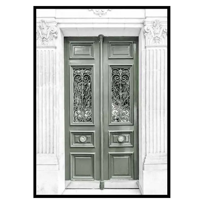 Poster Gallerix Green Double Door