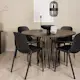 Matgrupp furniture/fashion Stone Rund med 4 Baltimore Stolar
