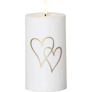 Ljus Star Trading Flamme Heart Batteriljus
