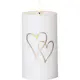 Ljus Star Trading Flamme Heart Batteriljus