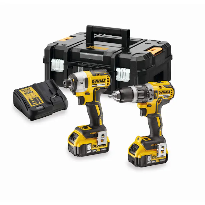 Kombikit DeWalt DCK266P2T 18V XR DCD796 2x5 Ah