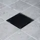 Golvbrunnsil Tebo Tile in Frame 147 Svart