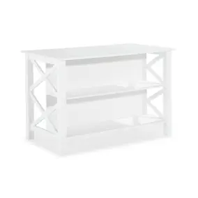 Köksö In Living Milla Vit MDF 135x80x90 cm Fristående med Förvaring