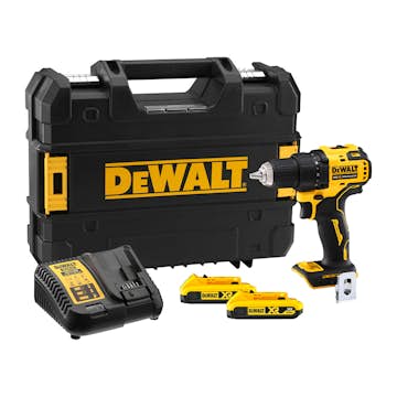Skruvdragare Dewalt DCD708D2T 18V med Batteri och Laddare
