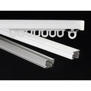 Gardinskena Kirsch U-skena Komplett för Gardinupphängning