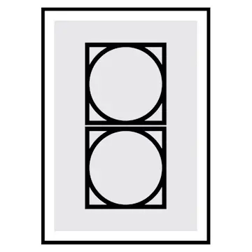 Poster Gallerix Geometric Art No1