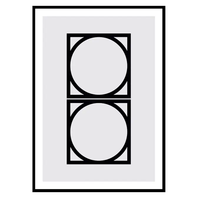 Poster Gallerix Geometric Art No1