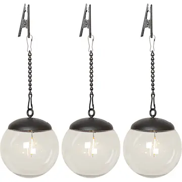 Solcellsdekoration Star Trading 3p Solc Dek GlobeHäng